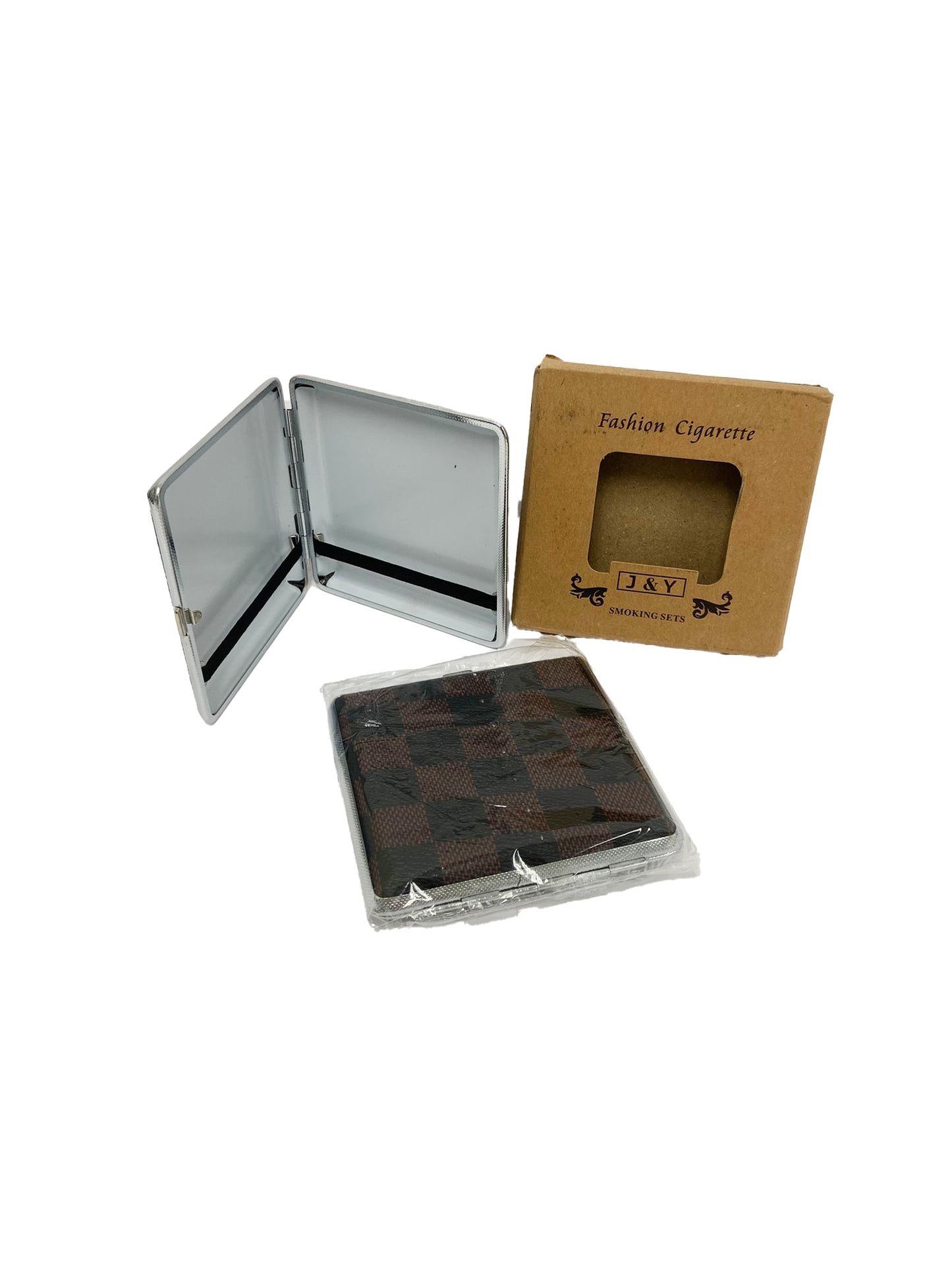 SQUARE HARD CIGARETTE CASE ASSORTED (1CT)