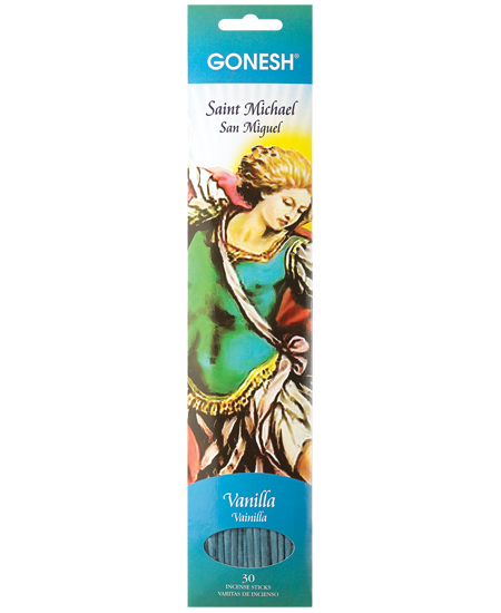 GONESH PATRON SAINT STICKS ST. MICHAEL VANILLA 30PK