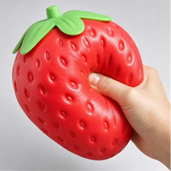 LARGE STRAWBERRY SQUISHY TOY