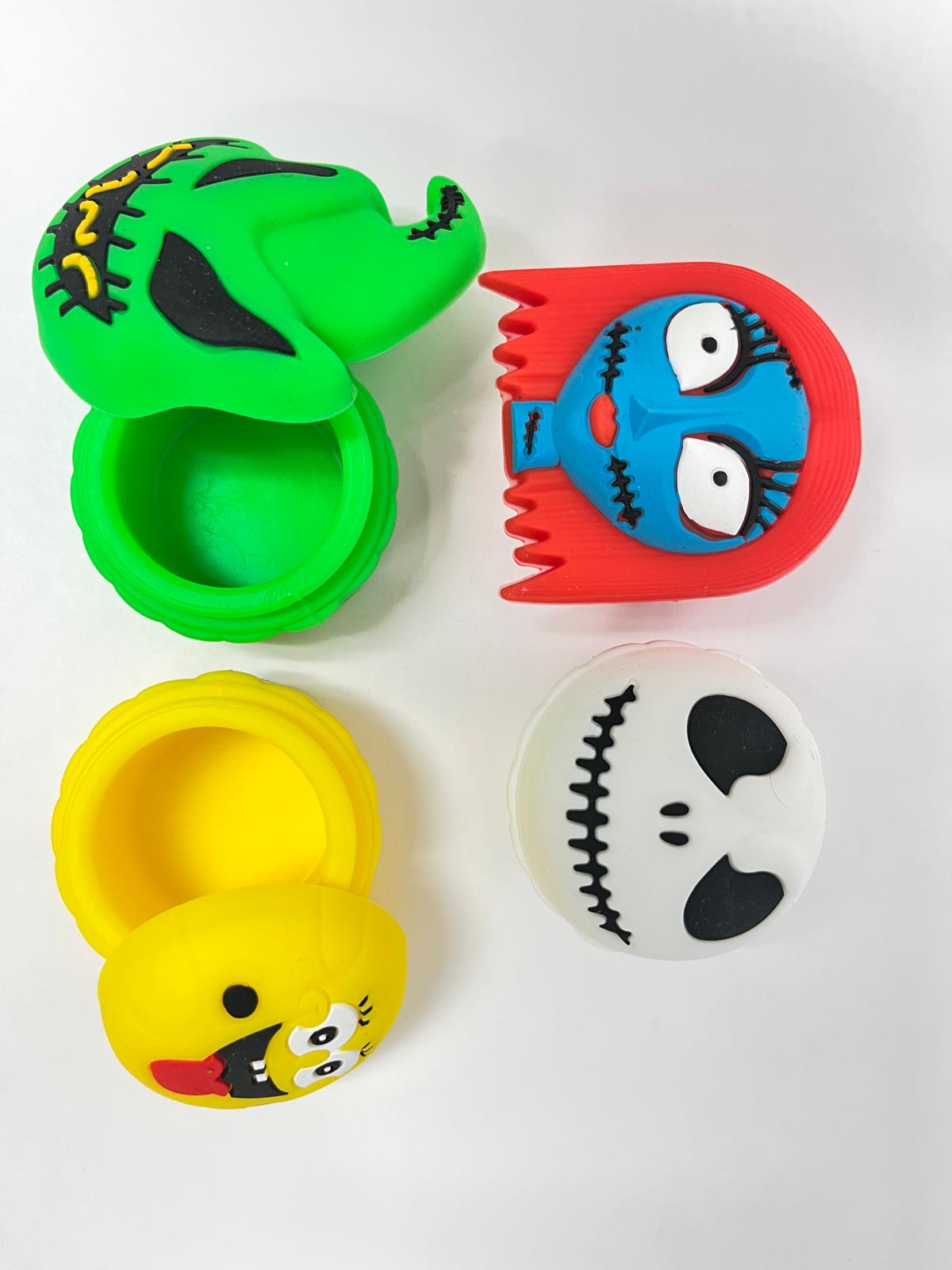 2" ASST WAX SILICONE CONTAINER  (8CT)