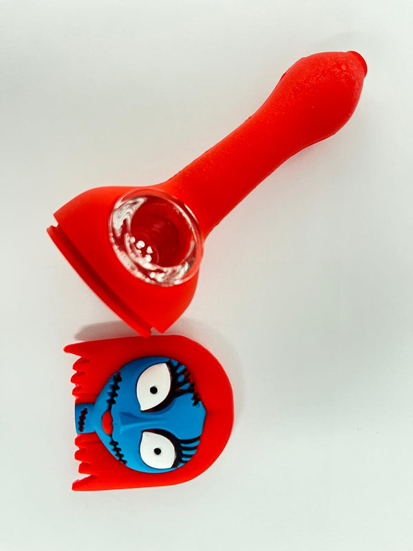 5" SILICONE ZOMBIE GIRL HAND PIPE (1CT)