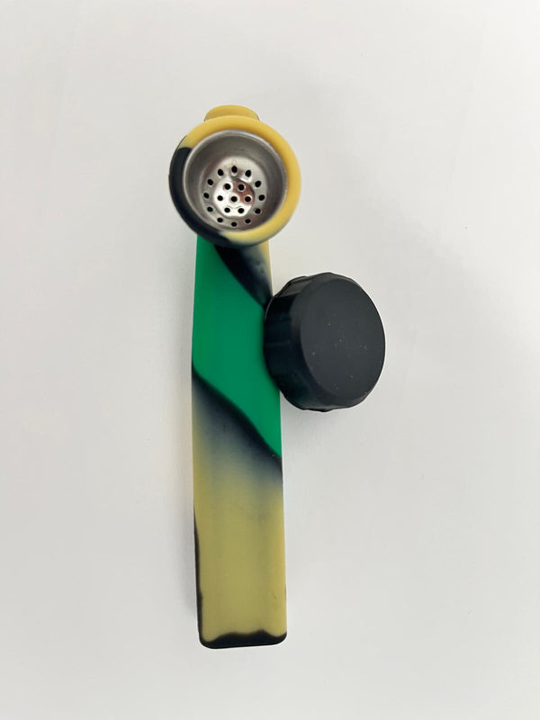 5" SILICONE CAMO COLOR HAND PIPE (1CT)