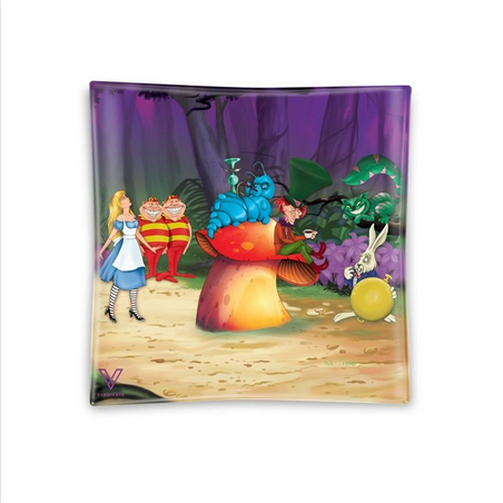 SYN GLASS ASHTRAY ASSORTED (1CT)
