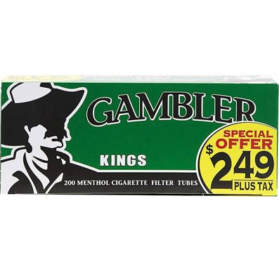 Gambler Menthol Tubes K/S 2.49 (5ct)