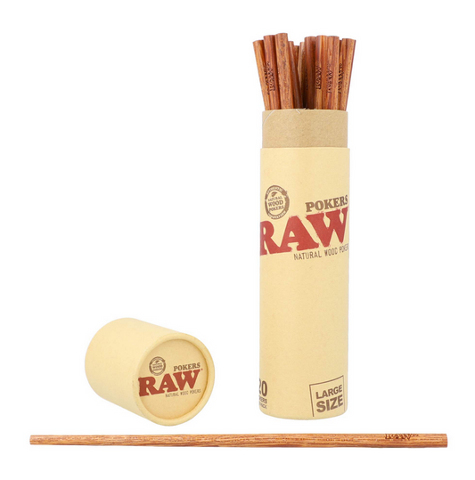 Raw Wooden Poker (20ct)