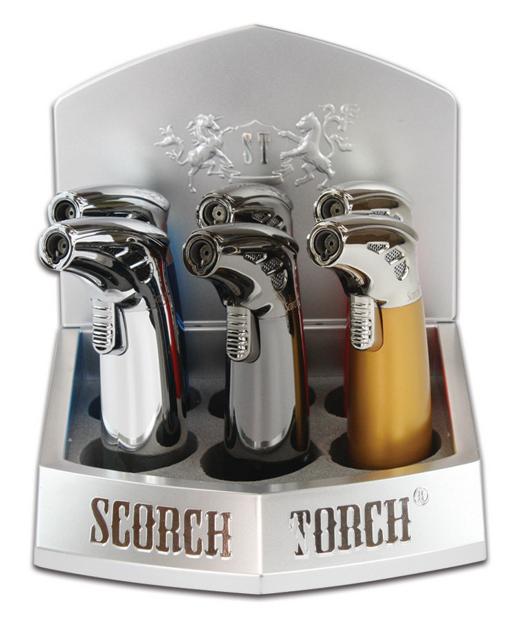 SCORCH PREMIUM ADJUSTABLE TORCH DISPLAY (6CT)
