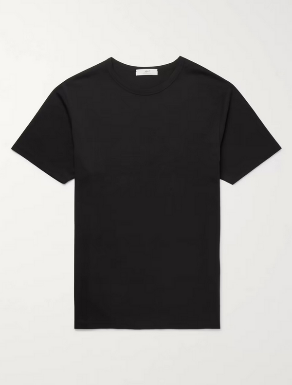 ESSANI M TSHIRT BLK CREW (12CT)