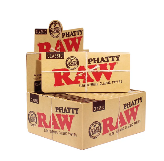 RAW 1-1/4 NATURAL PHATTY 24PK (1CT)