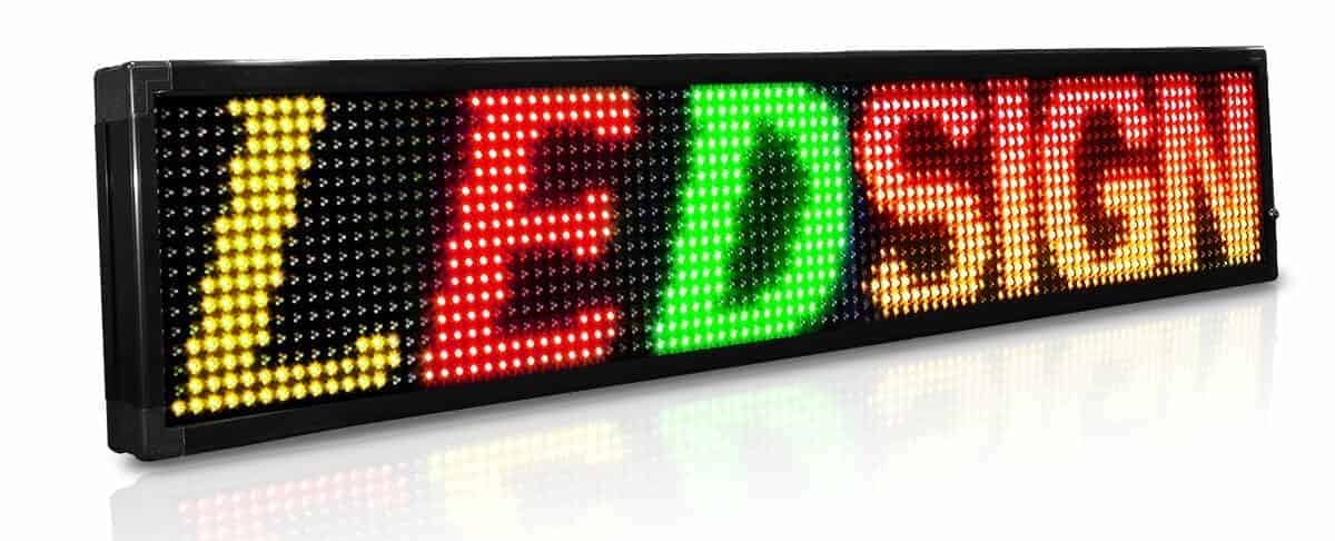 SMALL PROGRAMMABLE LED SIGN (1CT)