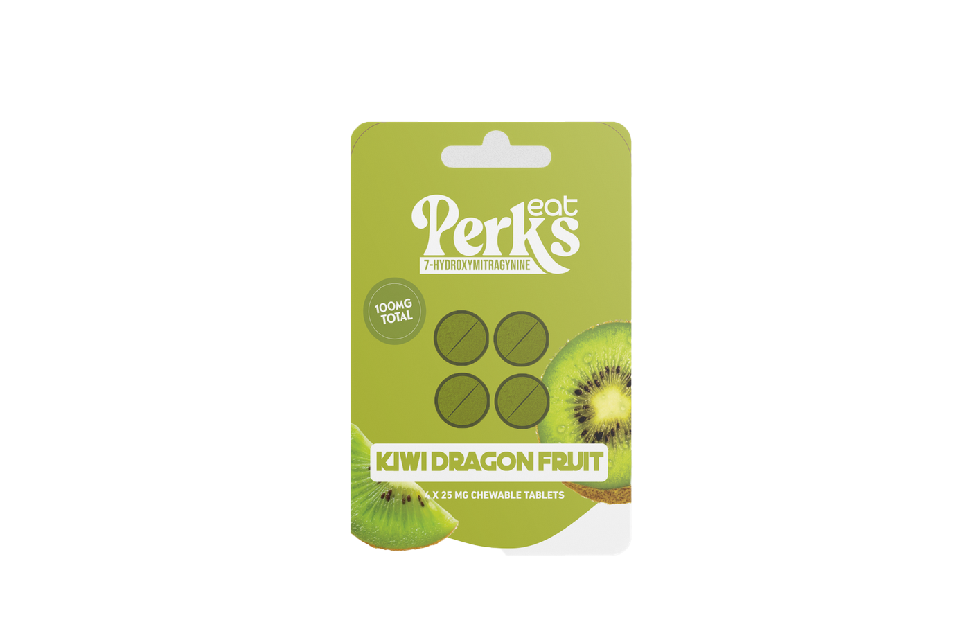 EAT PERKS 7 HYDROXY 4PK MINI TABLET KIWI DRAGON (10CT)