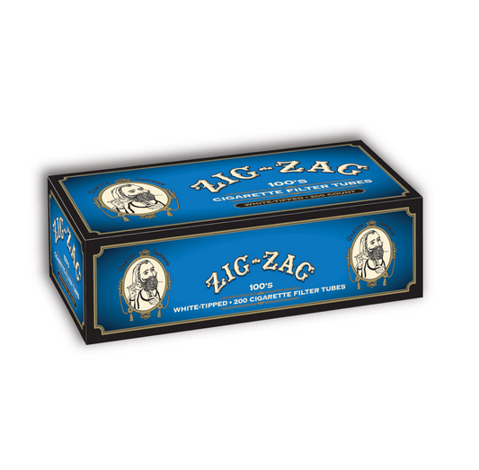 ZIGZAG WHITE 100'S TUBES 5PK (1CT)