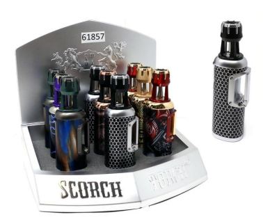 SCORCH TALL SINGLE TITAN PREMIUM TORCH DISPLAY (9CT)