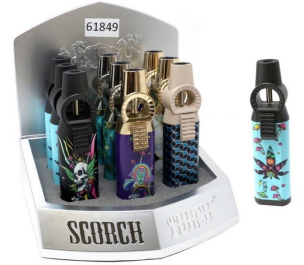 SCORCH POWERFUL SINGLE PREMIUM TORCH DISPLAY (9CT)