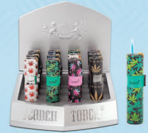 SCORCH FLINT PREMIUM TORCH DISPLAY (12CT)