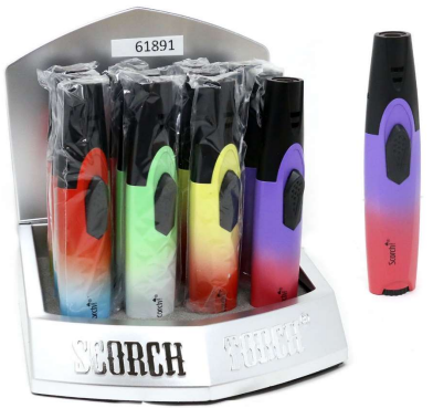 SCORCH SINGLE FLAME PREMIUM TORCH DISPLAY (12CT)