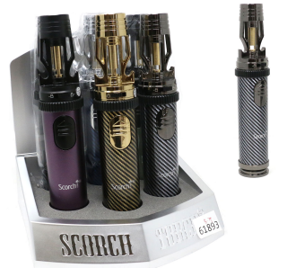 SCORCH SINGLE FLAME PREMIUM TORCH DISPLAY (6CT)