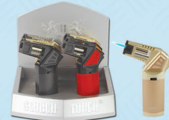 SCORCH FLAME WITH CIGAR CUTTER TORCH DISPLAY (6CT)