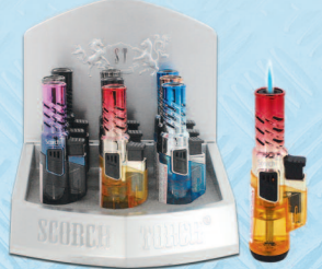 SCORCH  FLAME STRAIGHT UP TORCH DISPLAY (9CT)