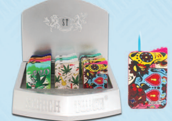 SCORCH SLIM TORCH ASSORTED DESIGNS WITH NEON AND IRIDESCENT COLORS (12 CT)
