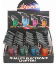 GSTAR TORCH 45 DEGREE W/CAP ASSORTED COLORS WITH MATTE FINISH (20 CT)