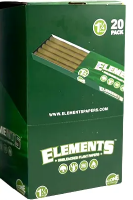 ELEMENTS GREEN 1 1/4 CONE 20PK (1 CT)