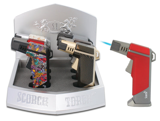 SCORCH PREMIUM 45 DEGREE TORCH DISPLAY (6CT)