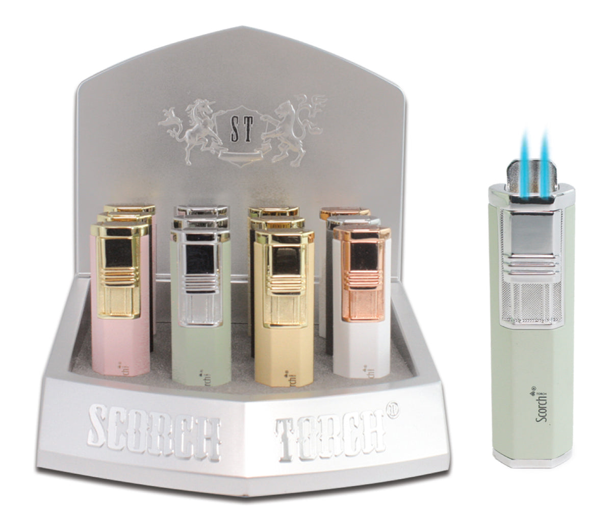 SCORCH PREMIUM DOUBLE TORCH DISPLAY (12CT)
