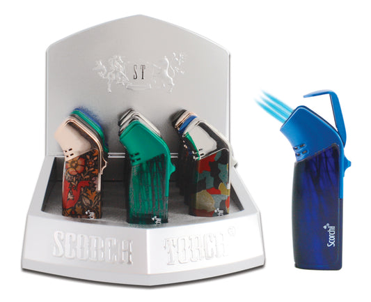 SCORCH PREMIUM 45 DEGREE 3 TORCH DISPLAY (12CT)
