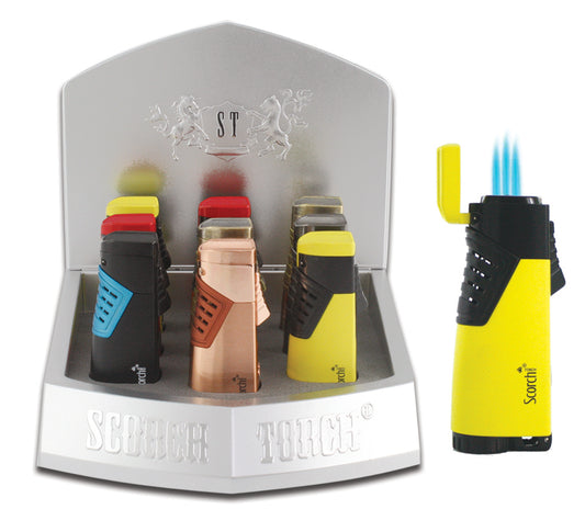 SCORCH PREMIUM JUMBO THREE TORCH DISPLAY (9CT)