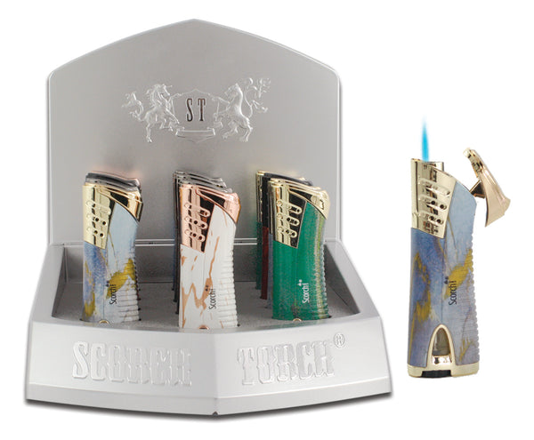 SCORCH PREMIUM CLASSY SLIM TORCH DISPLAY (12CT)