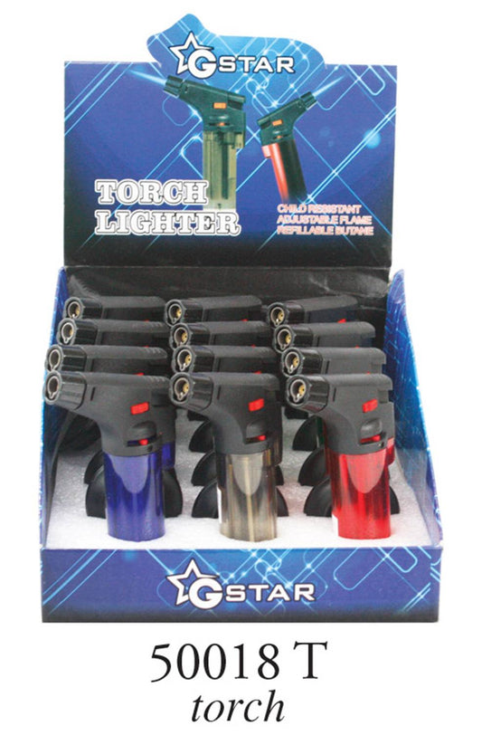 GSTAR SINGLE TORCH W/STAND DISPLAY (12CT)
