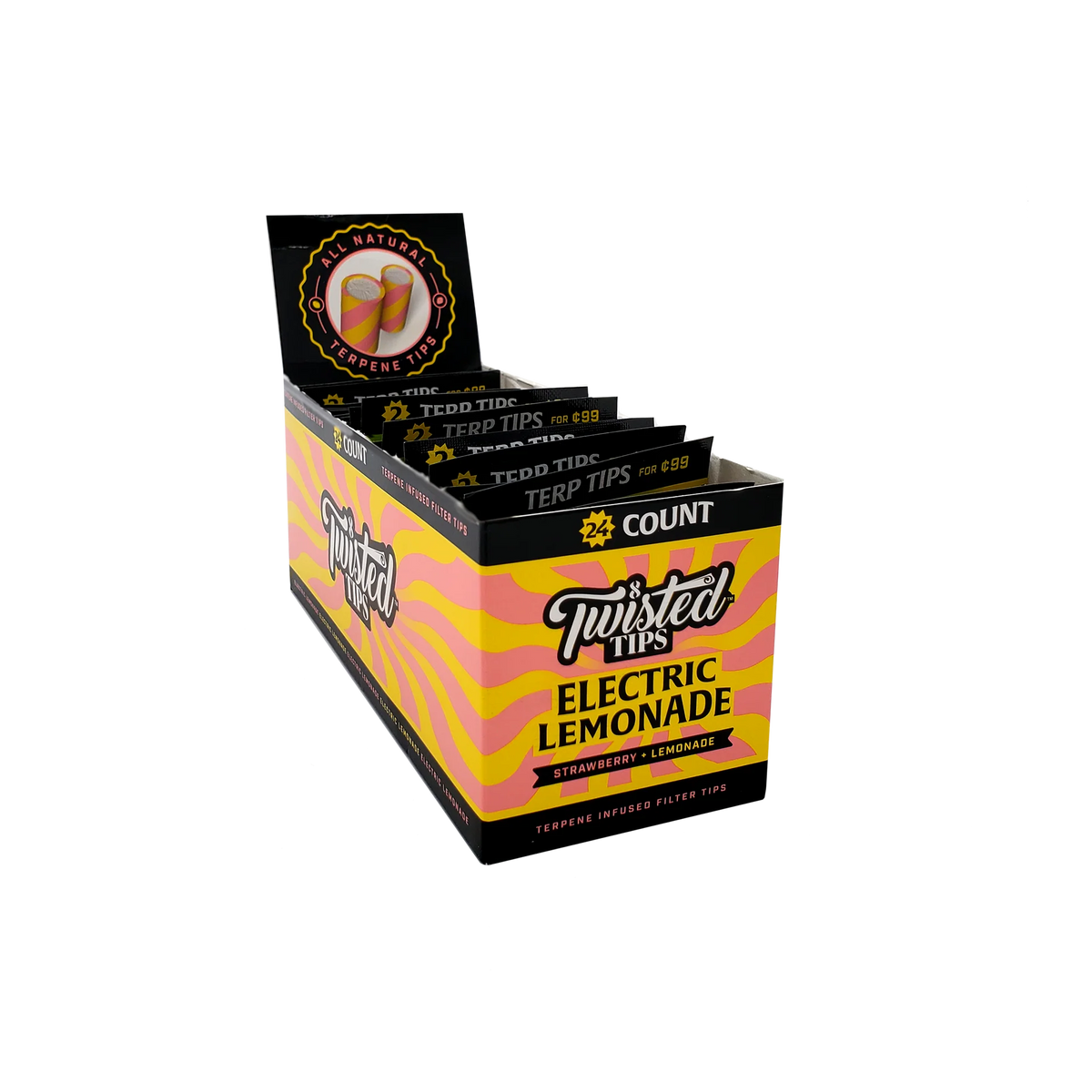 TWISTED TIPS 2/24PK ELECTRIC LEMONADE (1CT)