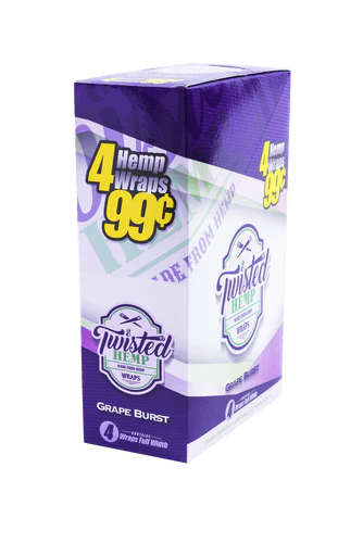 TWISTED HEMP 4/15PK GRAPE BURST (1CT)