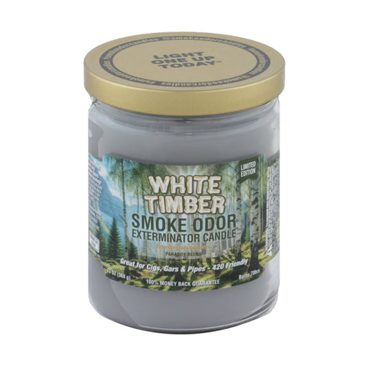 SMOKE ODOR ELIMINATOR WHITE TIMBER 13OZ CANDLE