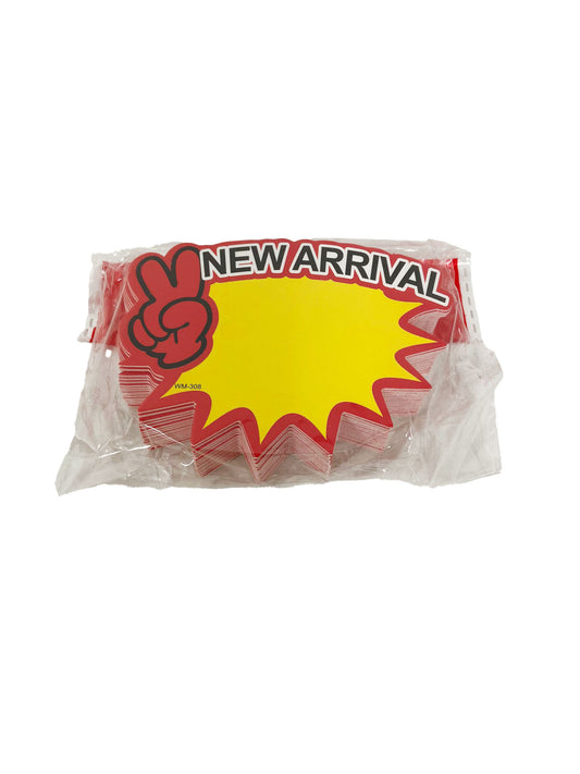NEW ARRIVAL STICKERS (1CT)