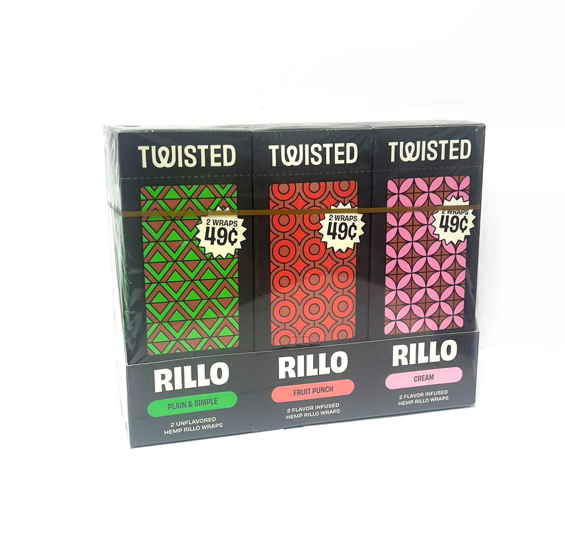 TWISTED RILLO 2/0.49 VARIETY PACK 20 CT (1CT)