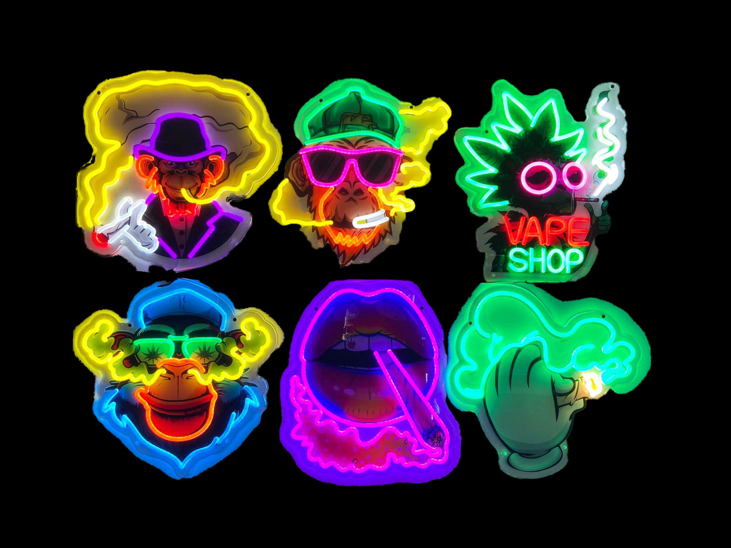 LED SIGN SMALL ASSORTED 16X16 (1CT)