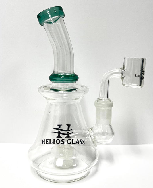 7" HELIOS WATERPIPE W/ 14MM BANGER ASSORTED (1CT)