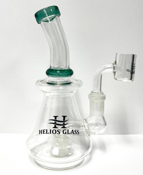 7" HELIOS WATERPIPE W/ 14MM BANGER ASSORTED (1CT)