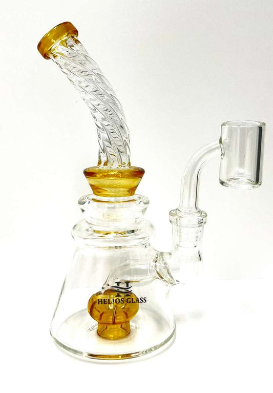 7" HELIOS WATERPIPE W/ 14MM BANGER ASSORTED (1CT)