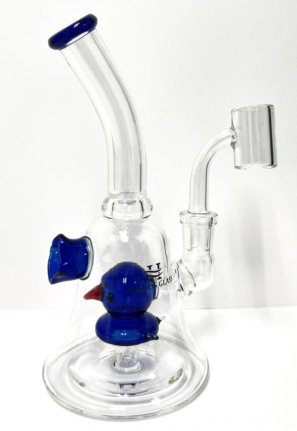 7" HELIOS WATERPIPE W/ 14MM BANGER ASSORTED (1CT)