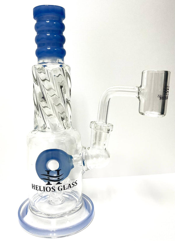 8" HELIOS WATERPIPE W/ 14MM BANGER ASSORTED (1CT)