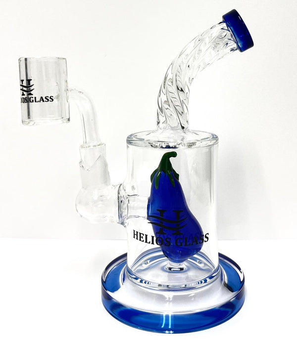 7" HELIOS WATERPIPE W/ 14MM BANGER ASSORTED (1CT)