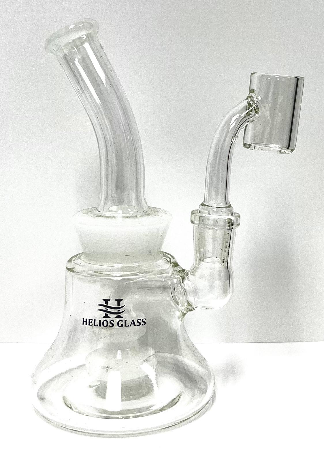 6" HELIOS WATERPIPE W/ 14MM BANGER ASSORTED (1CT)