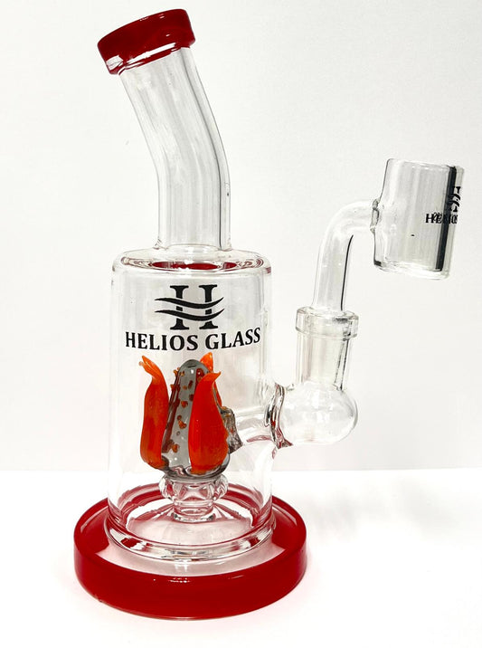 7.5" HELIOS WATERPIPE W/ 14MM BANGER ASSORTED (1CT)