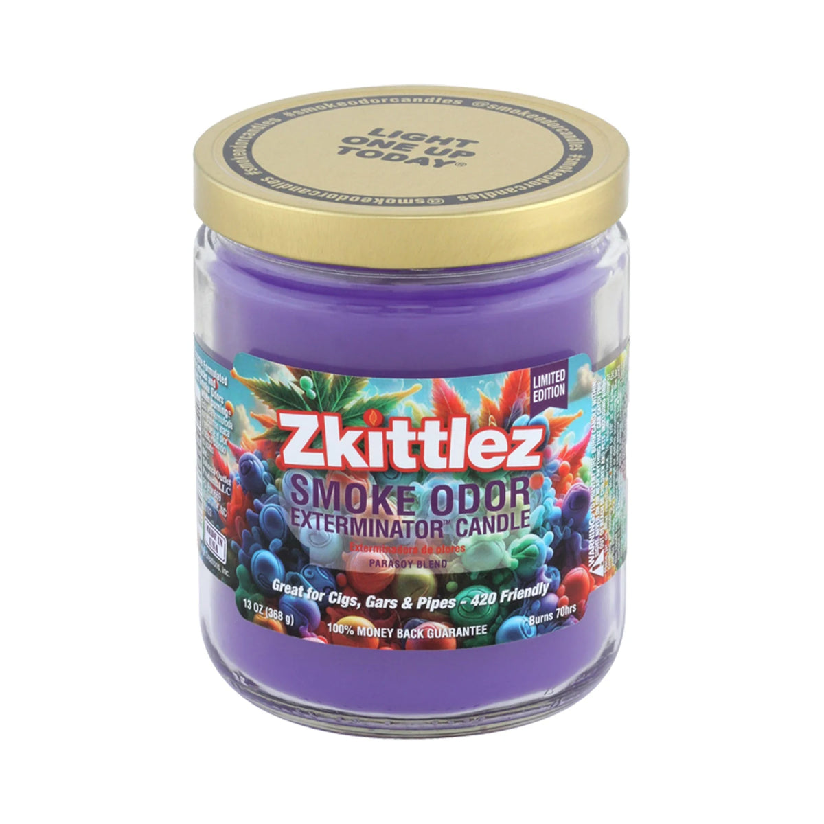 SMOKE ODOR ELIMINATOR ZKITTLEZ CANDLE 13oz (1CT)
