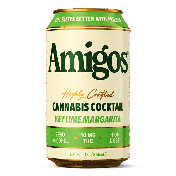 AMIGOS THC-INFUSED COCKTAIL 10MG D9 KEY LIME MARGARITA (4CT)
