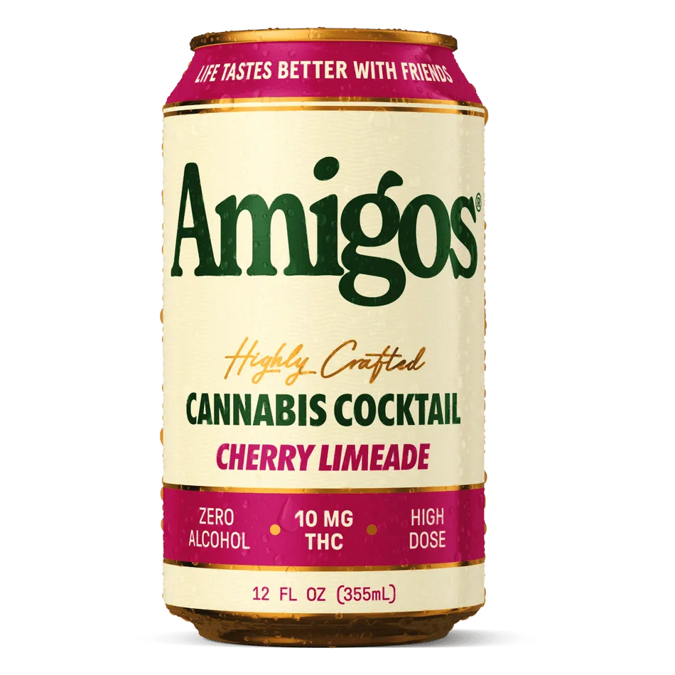 AMIGOS THC-INFUSED COCKTAIL 10MG D9 CHERRY LIMEADE (4CT)