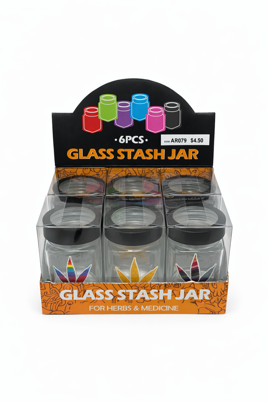 JAR GLASS STASH SQUARE (1CT)