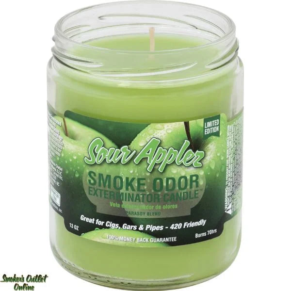SMOKE ODOR ELIMINATOR CANDLE SOUR APPLEZ 13oz (1CT)